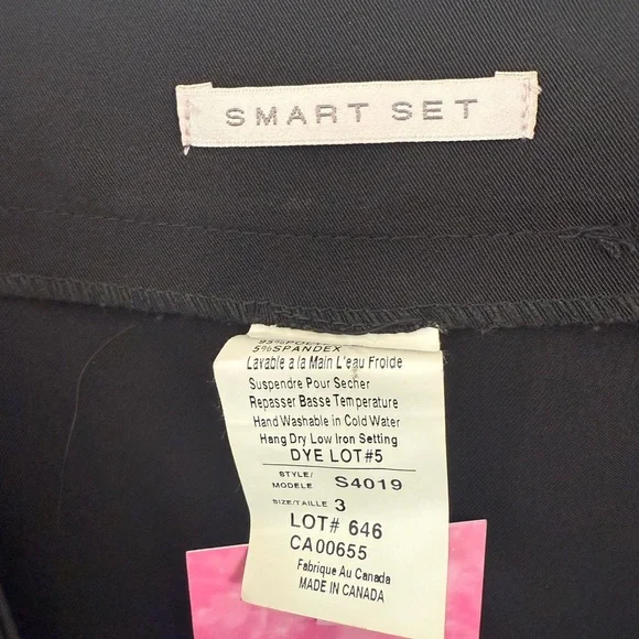 Smart Set Black A-Line Skirt - Picture 3 of 5